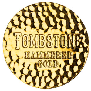1 oz Tombstone Hammered Gold Round